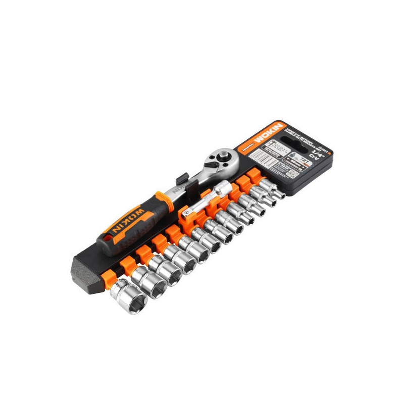 Račňa 1/4″ s hlavicami (súprava 14ks)
