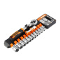 Račňa 1/4″ s hlavicami (súprava 14ks)