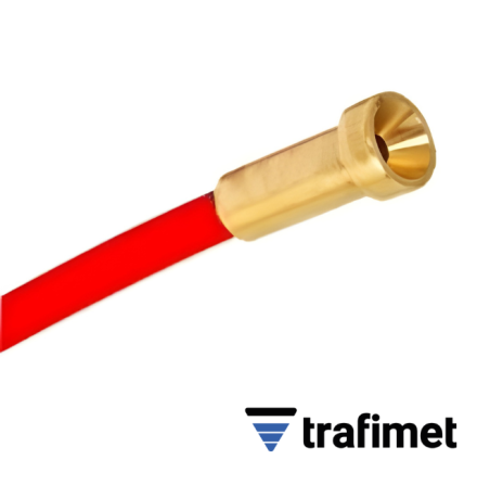 Detail na TRAFIMET Teflónový bowden - červený s logom