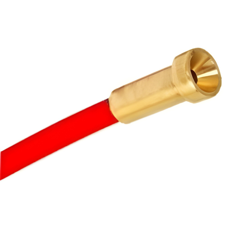 SOLUTION Oceľový bowden - červený