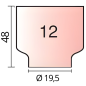 Keramická hubica Jumbo Ø 19,5 pre horáky TIG 9/17/18/20/26