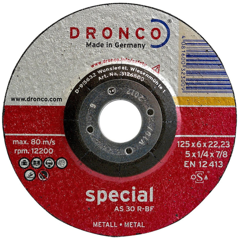 Brúsny kotúč DRONCO 125x6,0x22,2