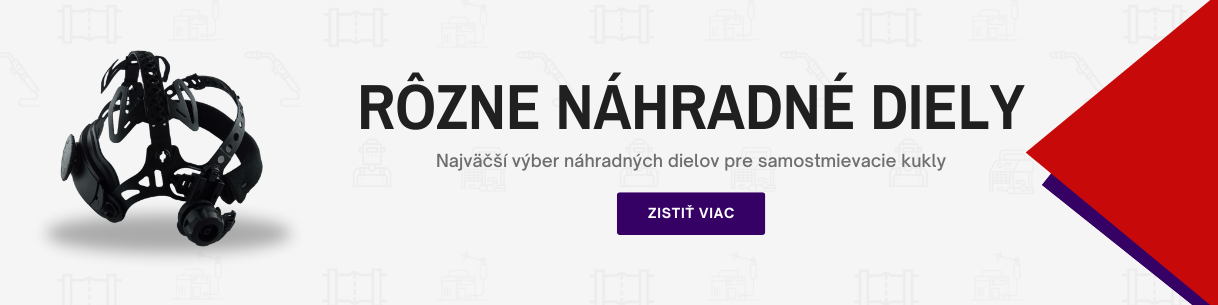 Rôzne náhradné diely ku kuklám