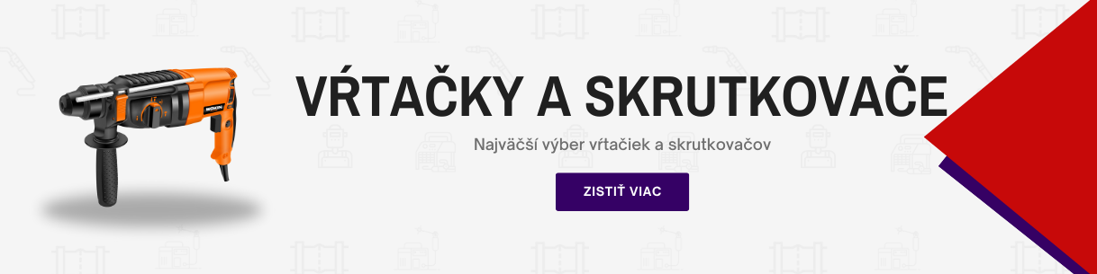 Vŕtačky a skrutkovače